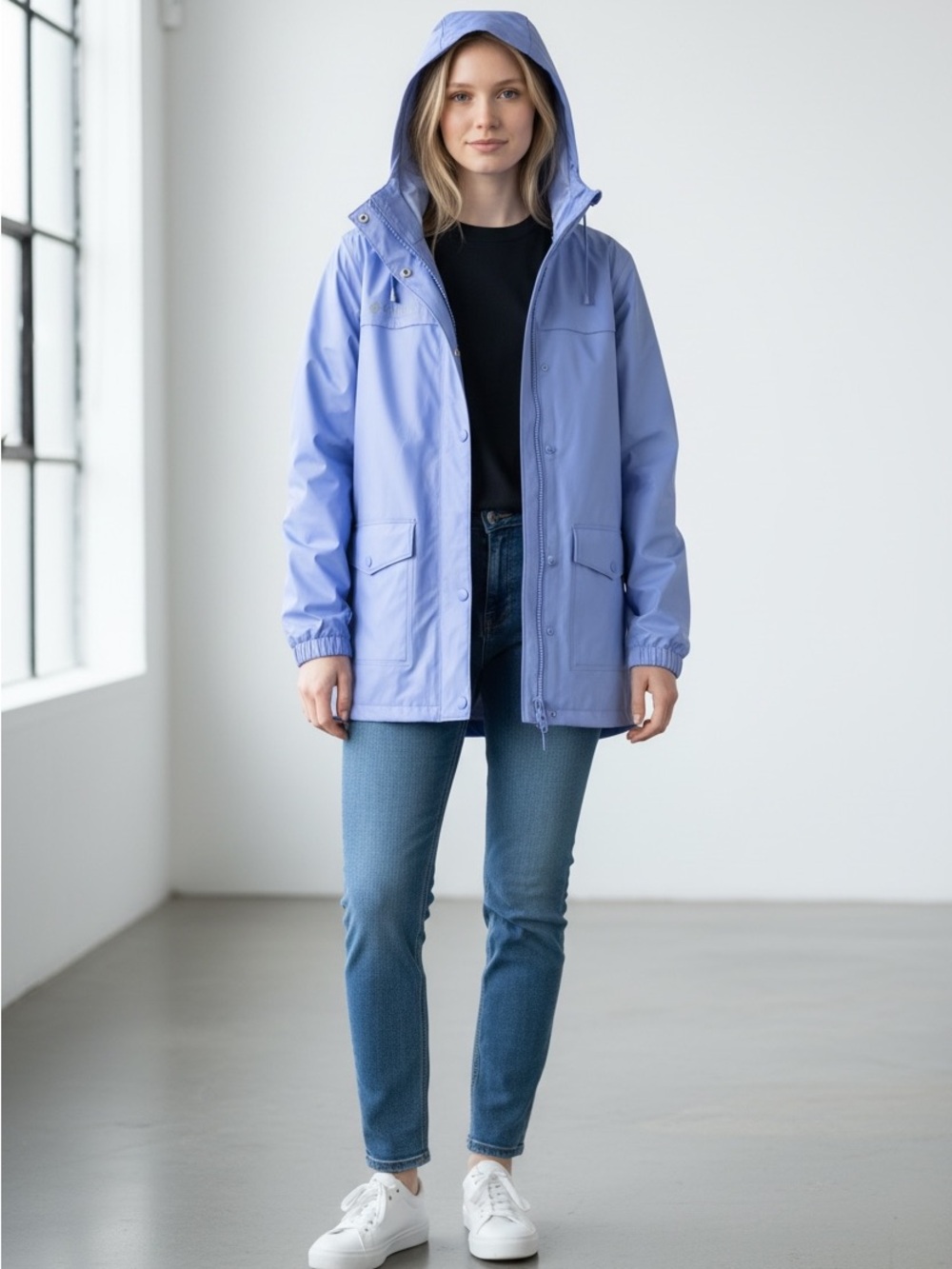 Columbia Shell Waterproof Rain Coat - Lavender